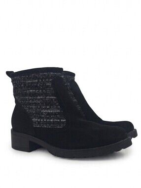 lavorazione artigiana La Stelle Suede Leather Women's Booties Size EU 40 - US 9